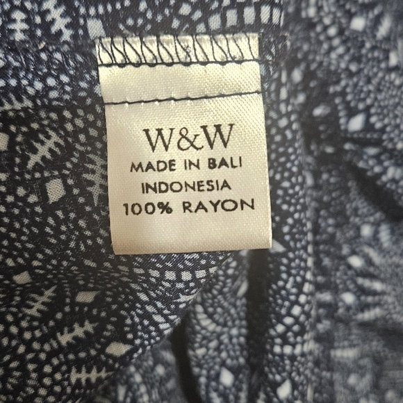 Walker & wade lbiza Mini dress Elegant Blue Patterned Long Sleeve - Picture 9 of 11